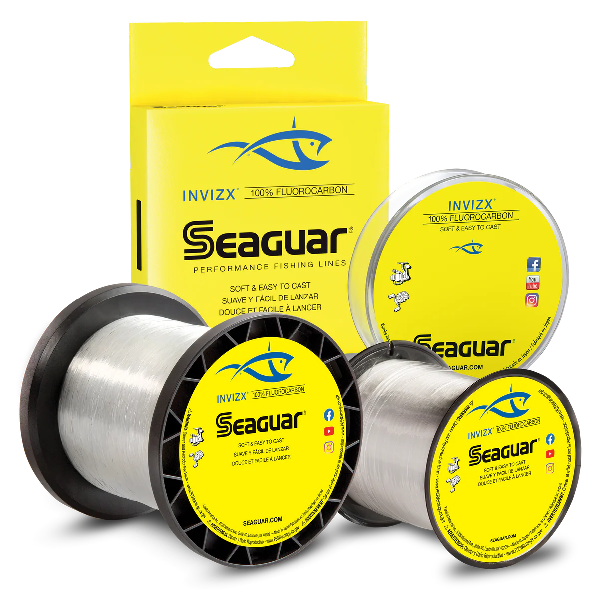 Seaguar InvizX Fluorocarbon Fishing Line