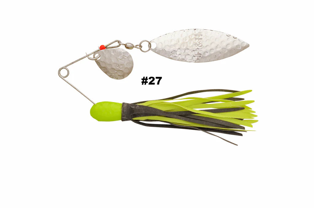 H&H Willow Leaf/Colorado Double Spinnerbait