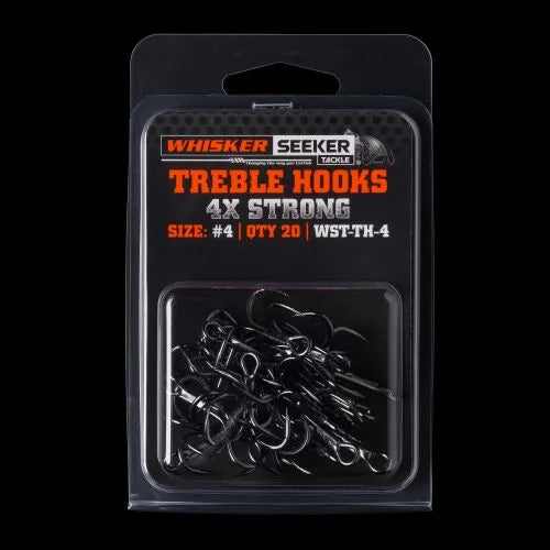 Whisker Seeker 4X Treble Hooks
