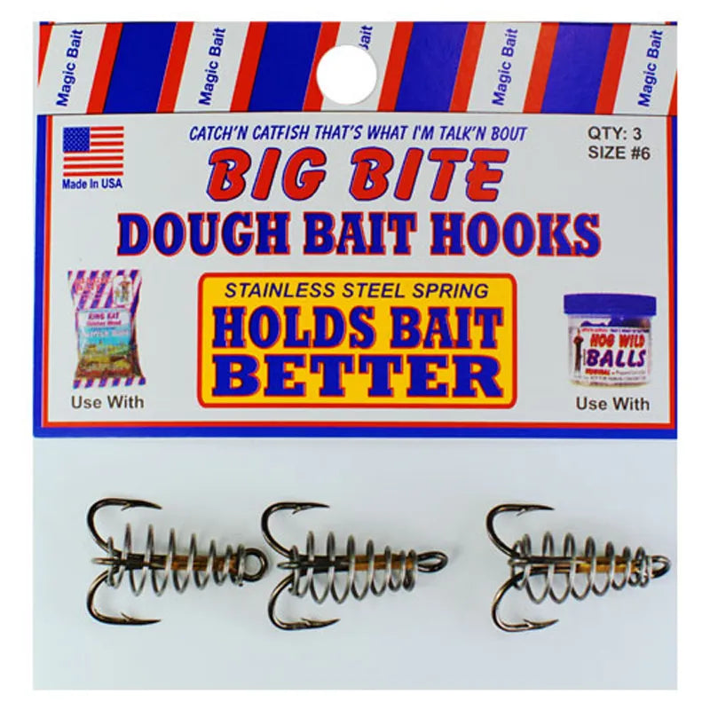 Magic Bait Hog Wild Big Bite Dough Bait Hooks