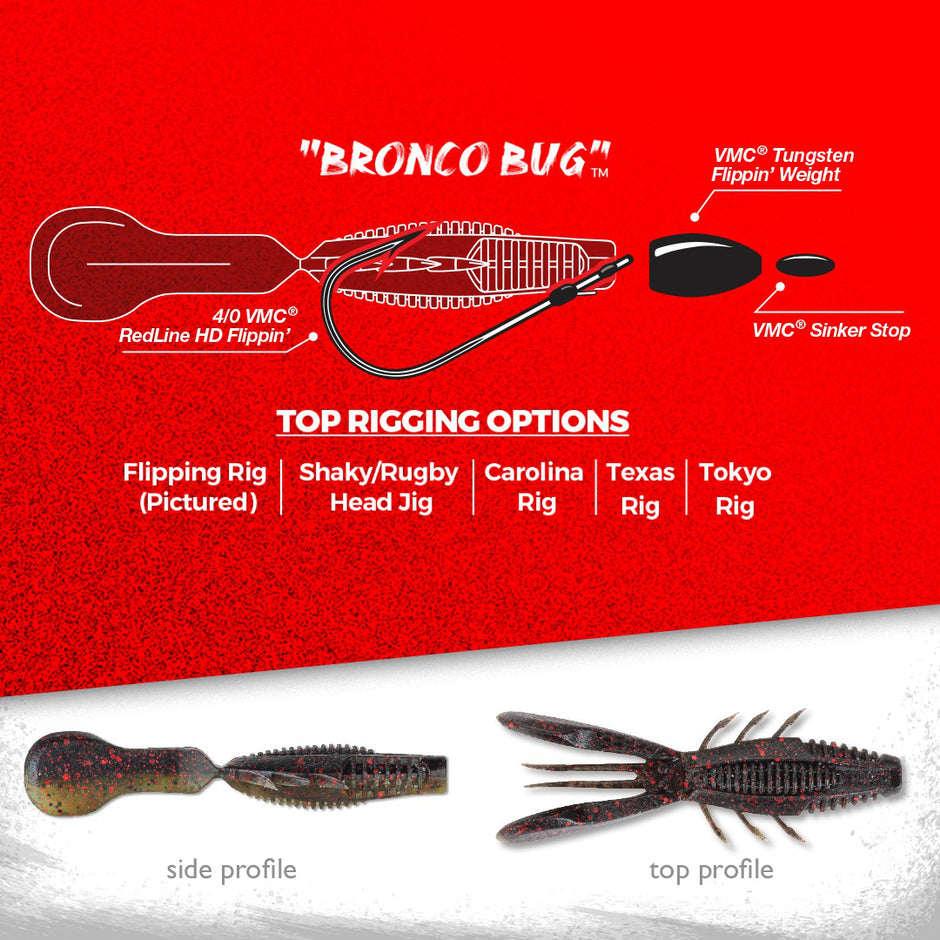 Rapala Crush City Customs Bronco Bug Creature Bait