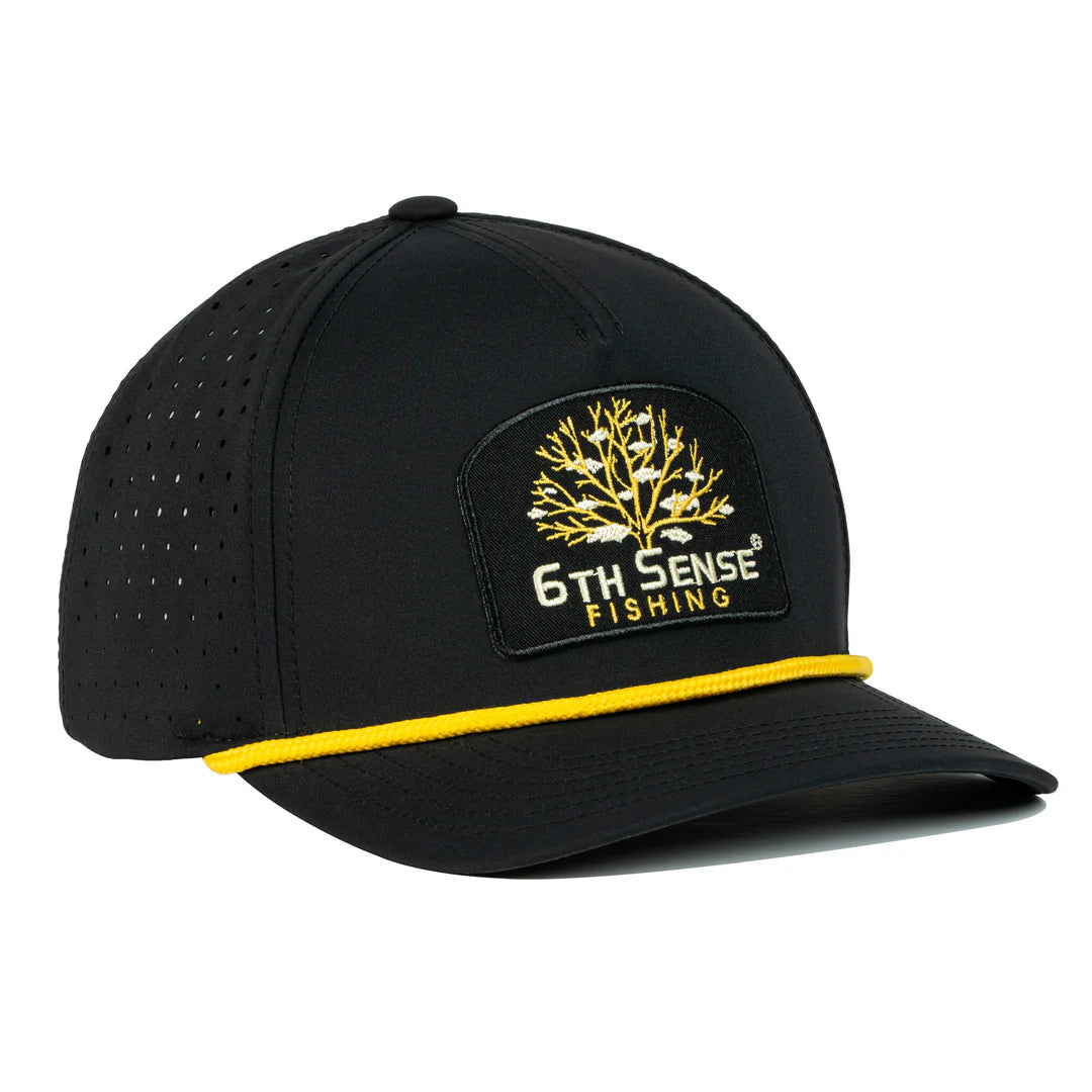 6th Sense WaterWood Perforated Performance 5-Panel Hat – Scopin’ Trees