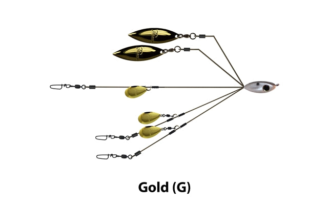 Picasso BFL SmackDown 5 Blade Original Umbrella Rig