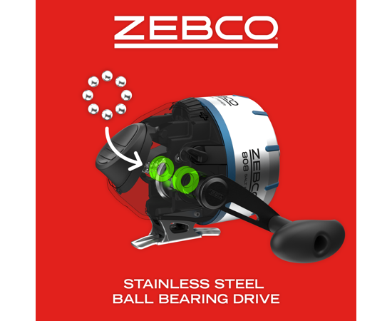 Zebco 808 Salt Fisher Spincast Reel