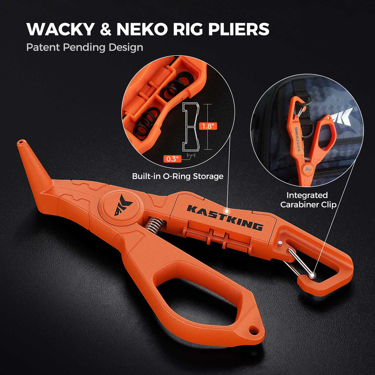 KastKing Everyday Angler Wacky & Neko Rig Pliers