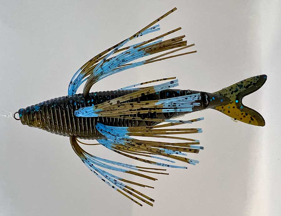 Tightlines UV Fuzzy Hunt-1 Swimbait Soft Swimbait