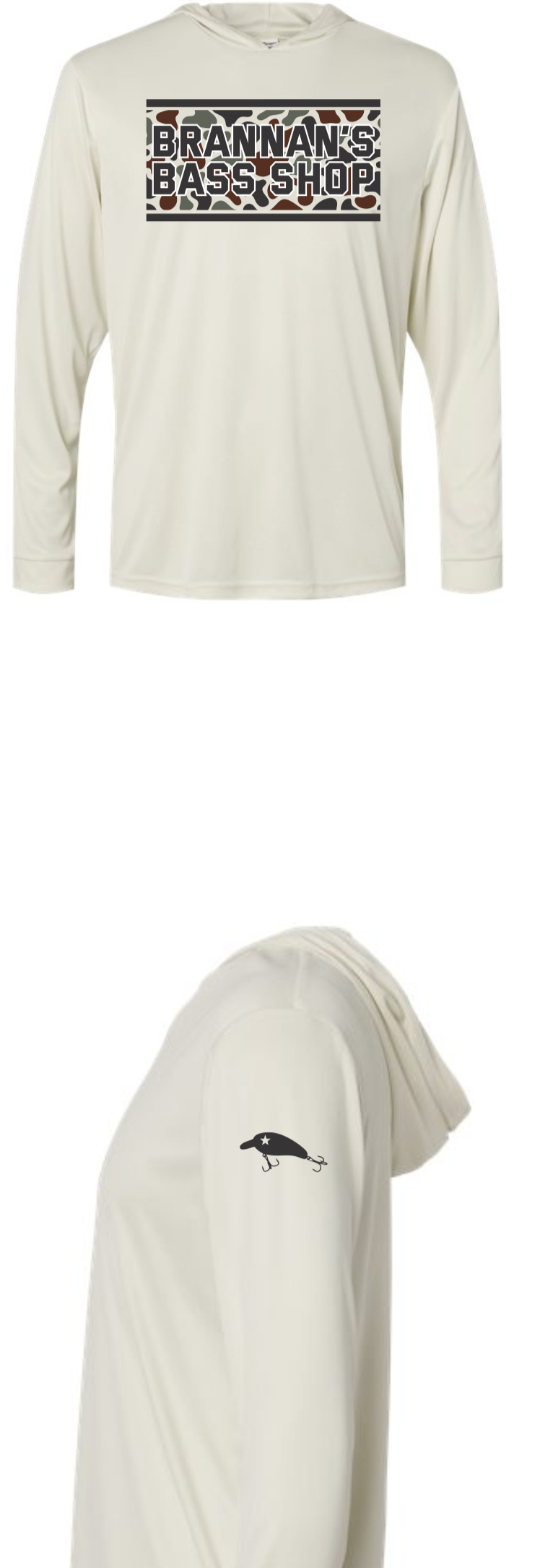 Brannan’s Adult Paragon Bahama Performance Hooded Long Sleeve Shirt