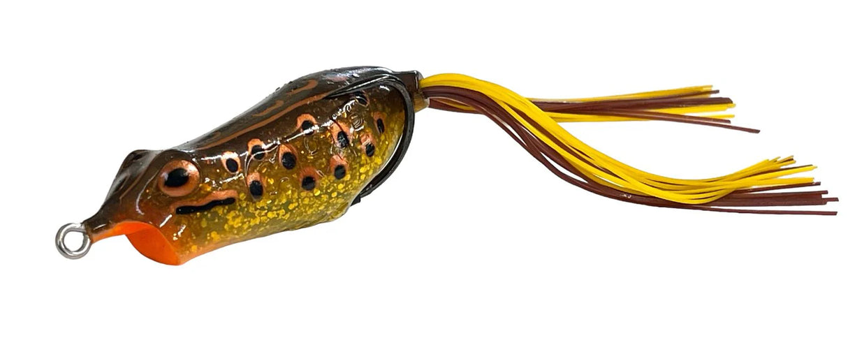 Copper Red Baits Wave Frog Loud Mouth Topwater Frog