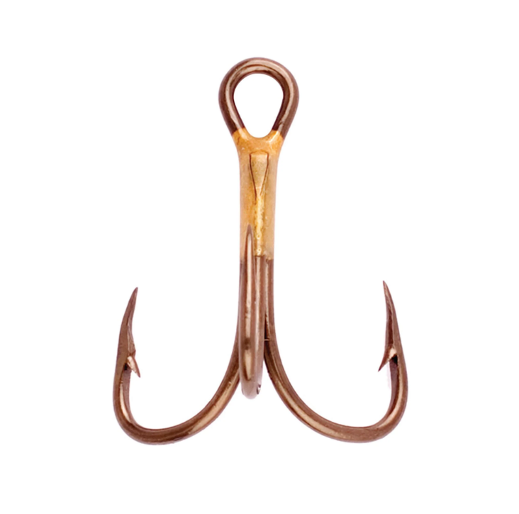 Eagle Claw Curved Point 2X Strong Treble Hook