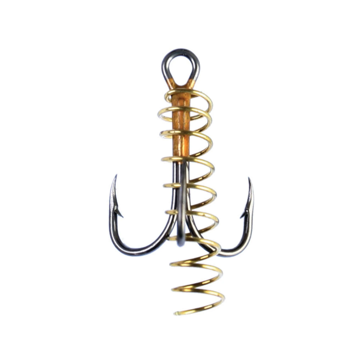 Eagle Claw Soft Bait Treble Hook with Spring