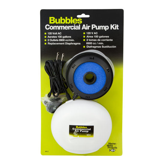 Marine Metal 110 Air Bubbles Commercial Air Pump Kit A-3