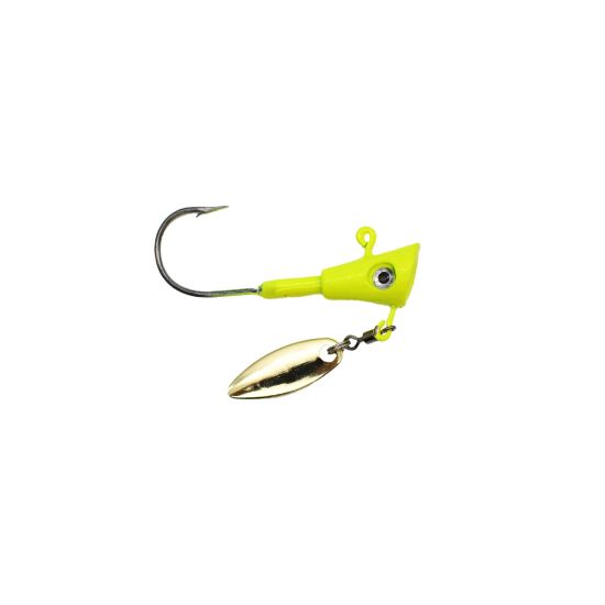 Leland's Lures Crappie Magnet Fin Spin Jigheads