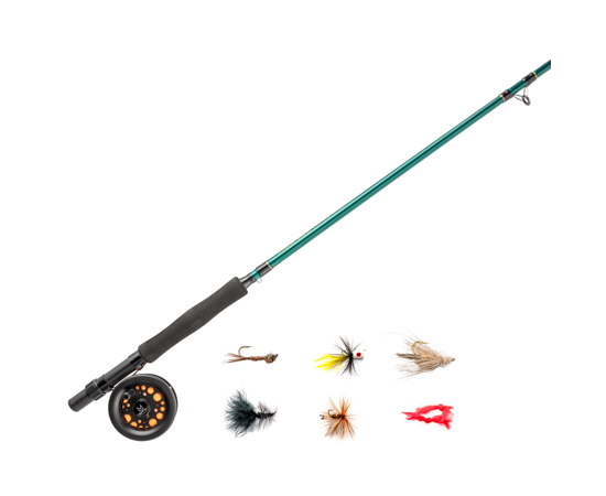 Martin Fly Fishing Kit 8' 5/6wt Combo with Fly Assortment