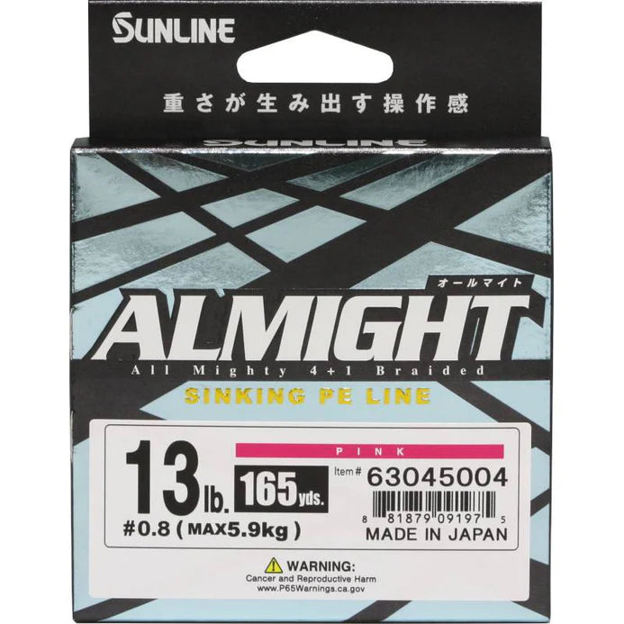 Sunline Almight Sinking PE Braid Fishing Line