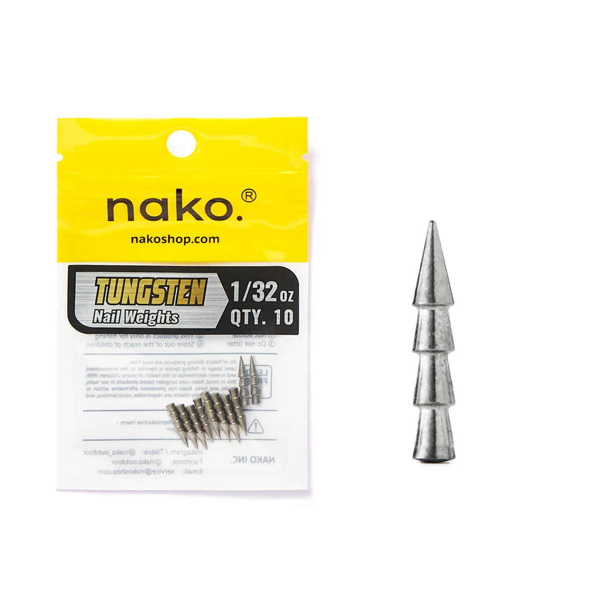 Nako Tungsten Nail Weights