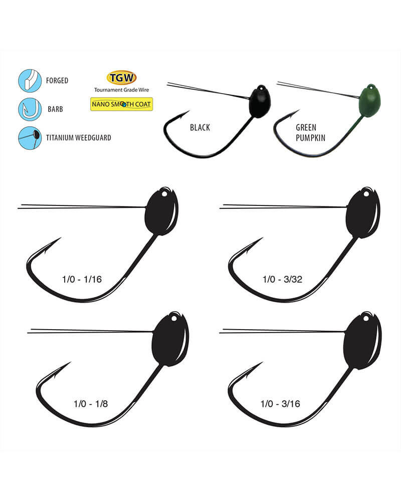 Gamakatsu G-Finesse Jig Head Wacky