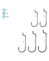 Gamakatsu Offset Shank Round Bend Worm Hook