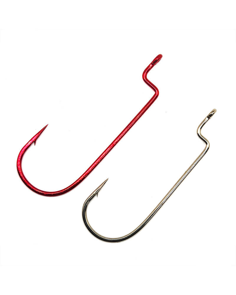 Gamakatsu Offset Shank Round Bend Worm Hook