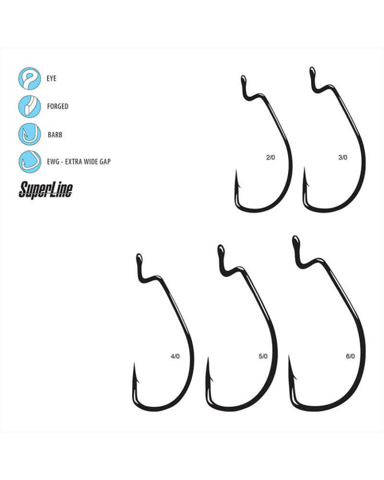 Gamakatsu Superline Offset Shank EWG Worm Hook