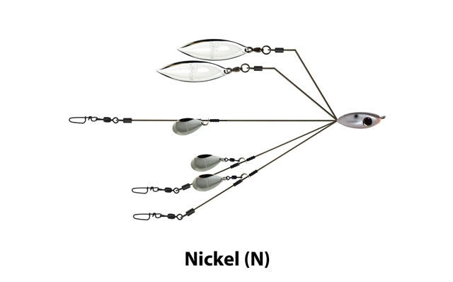 Picasso BFL SmackDown 5 Blade Original Umbrella Rig