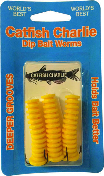 Catfish Charlie Dip Bait Worms