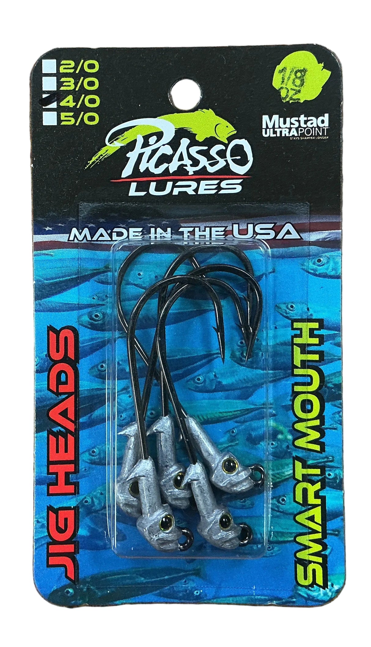Picasso Smart Mouth Fish Head 5pk
