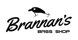 Brannans bass shop logo linking to facebook page