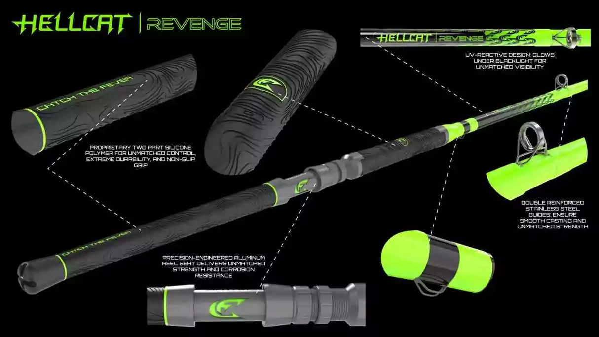 Catch The Fever Hellcat Revenge Casting Rod