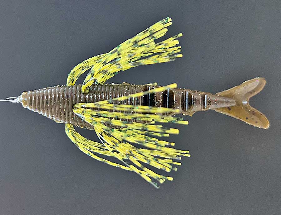 Tightlines UV Fuzzy Hunt-1 Swimbait Soft Swimbait