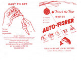White's Auto Fisher Yo-Yo