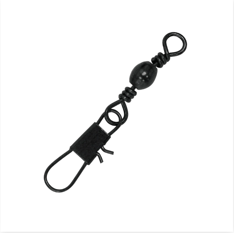 Eagle Claw Lazer Sharp® Deluxe Barrel Swivel with Interlock Snap