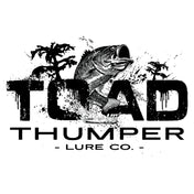 Toad Thumper fishing logo – topwater frog baits and bass fishing tackle brand