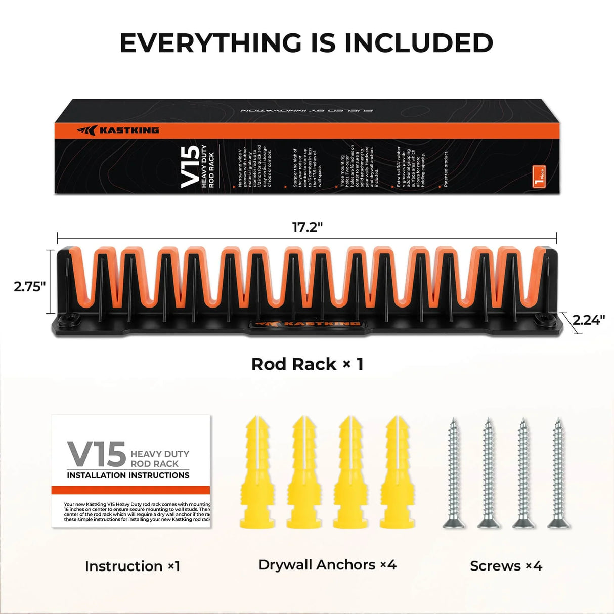 KastKing V15 Vertical Fishing Rod Rack