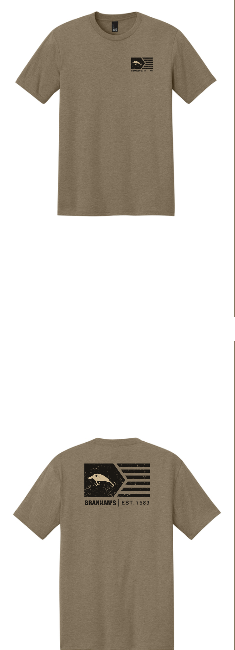 Brannan’s Adult Short Sleeve T-Shirt District DM130