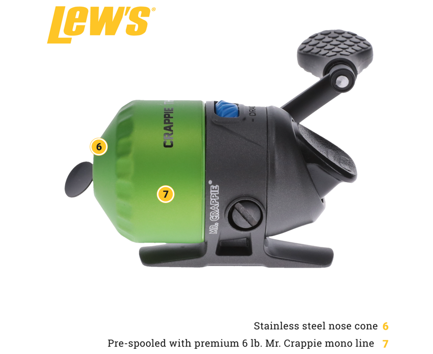 Crappie Thunder Spincast Reel Clam