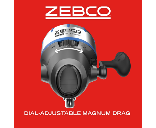 Zebco 808 Salt Fisher Spincast Reel