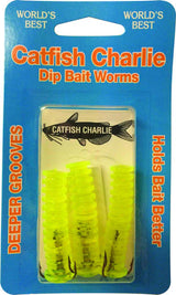 Catfish Charlie Dip Bait Worms