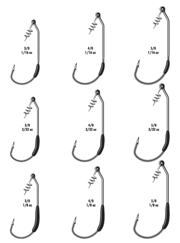 VMC Keel Weighted EWG Hook