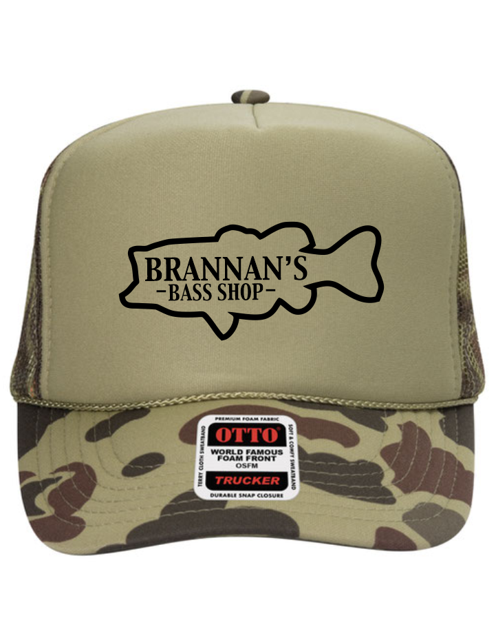 Brannan’s OTTO CAP 5 Panel High Crown Mesh Back Trucker Hat