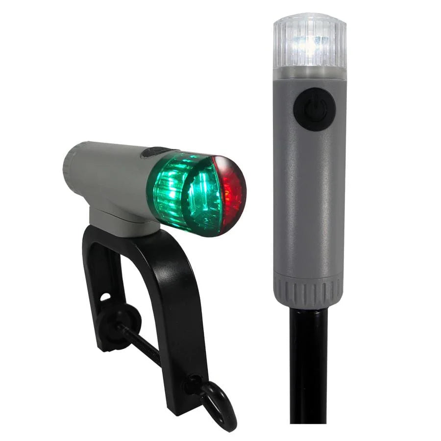 T-H Marine Portable LED Clamp-On Navigation Light Combo